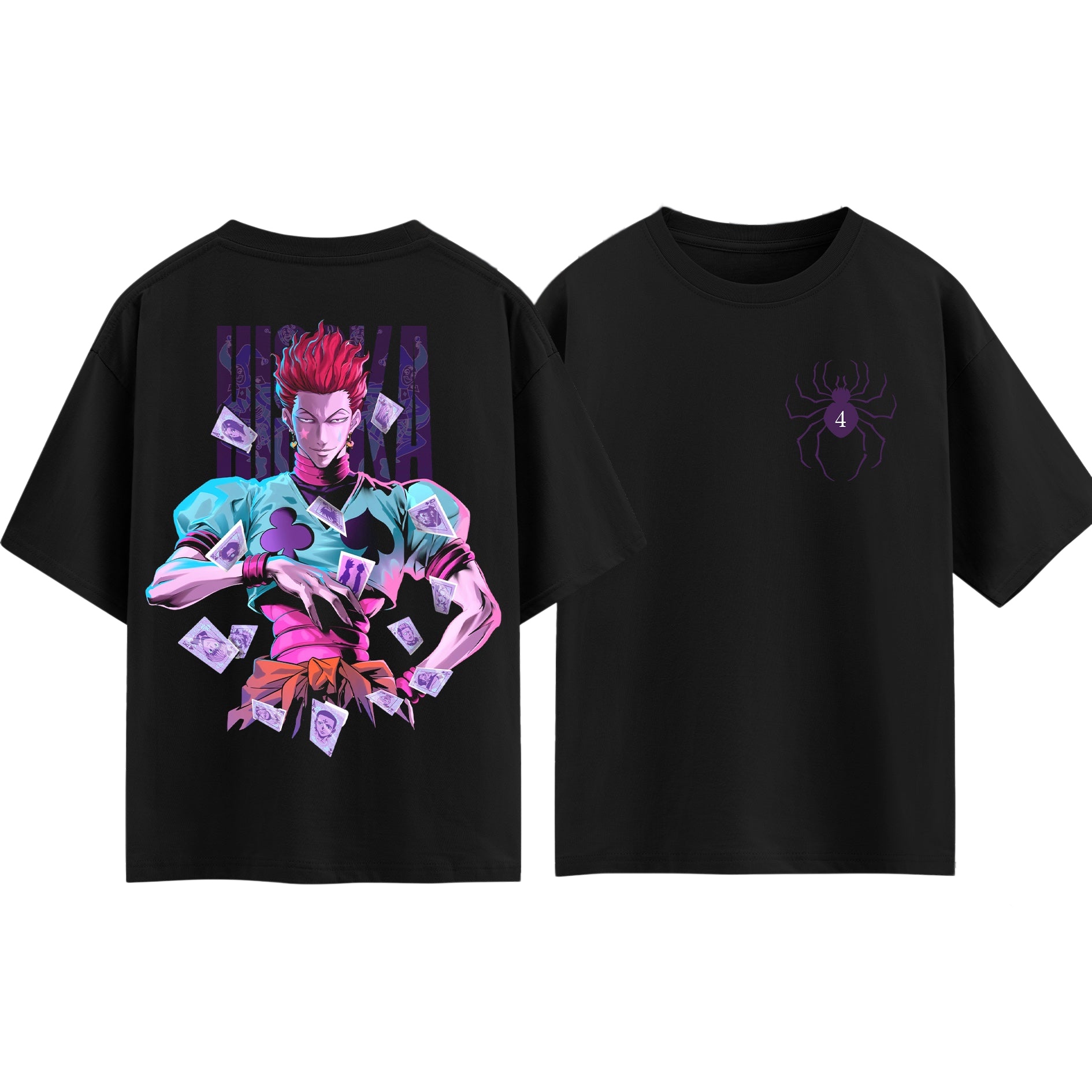 Men Shoes Japan - Anime HUNTER×HUNTER Hisoka T-shirt Men and