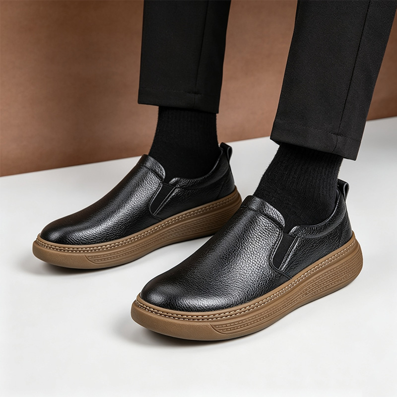Men Shoes Under 100 - 100% Genuine Leather Shoes Men Loafers