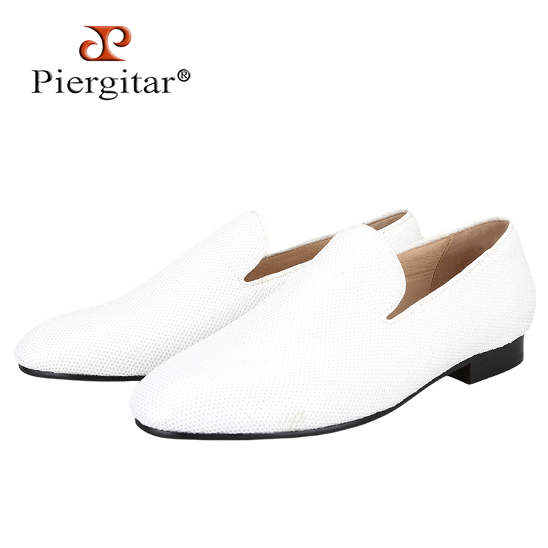 Men Shoes Red Tape - Piergitar 2026 Handmade White Color Sequins