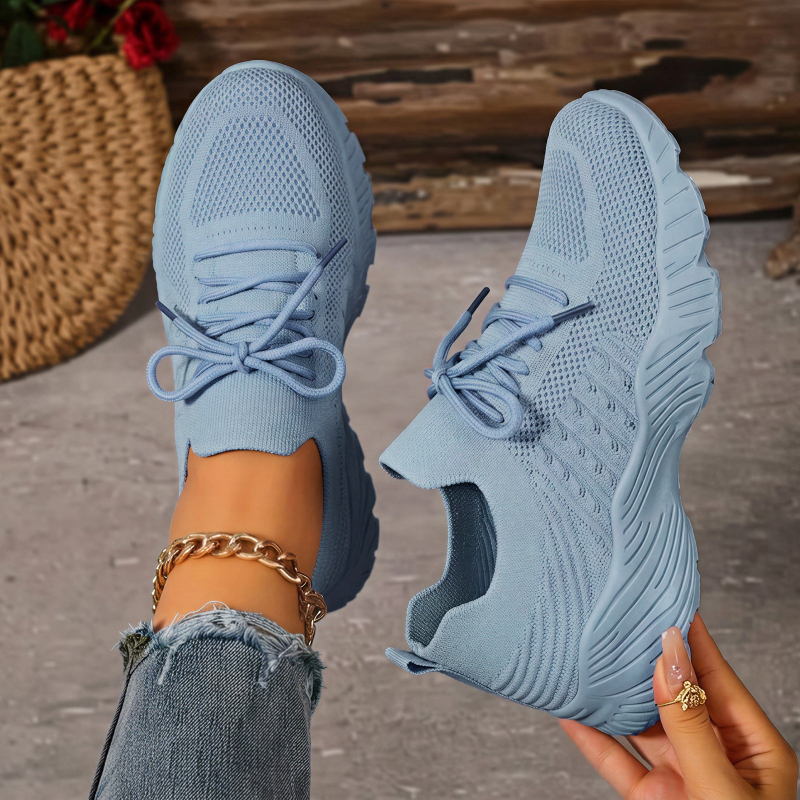 Running Shoes Lightweight - Women Breathable Flying Weave Sneakers Lightweight