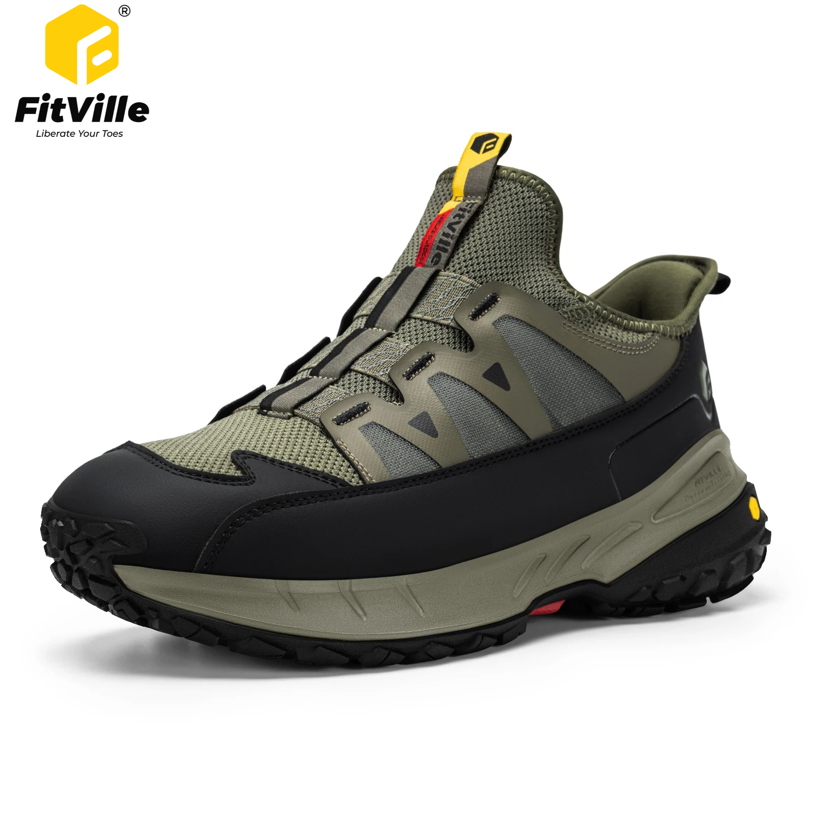 Men'S Shoes V5 Rnr - Fitville Outdoors Hiking Shoes Extra Wide