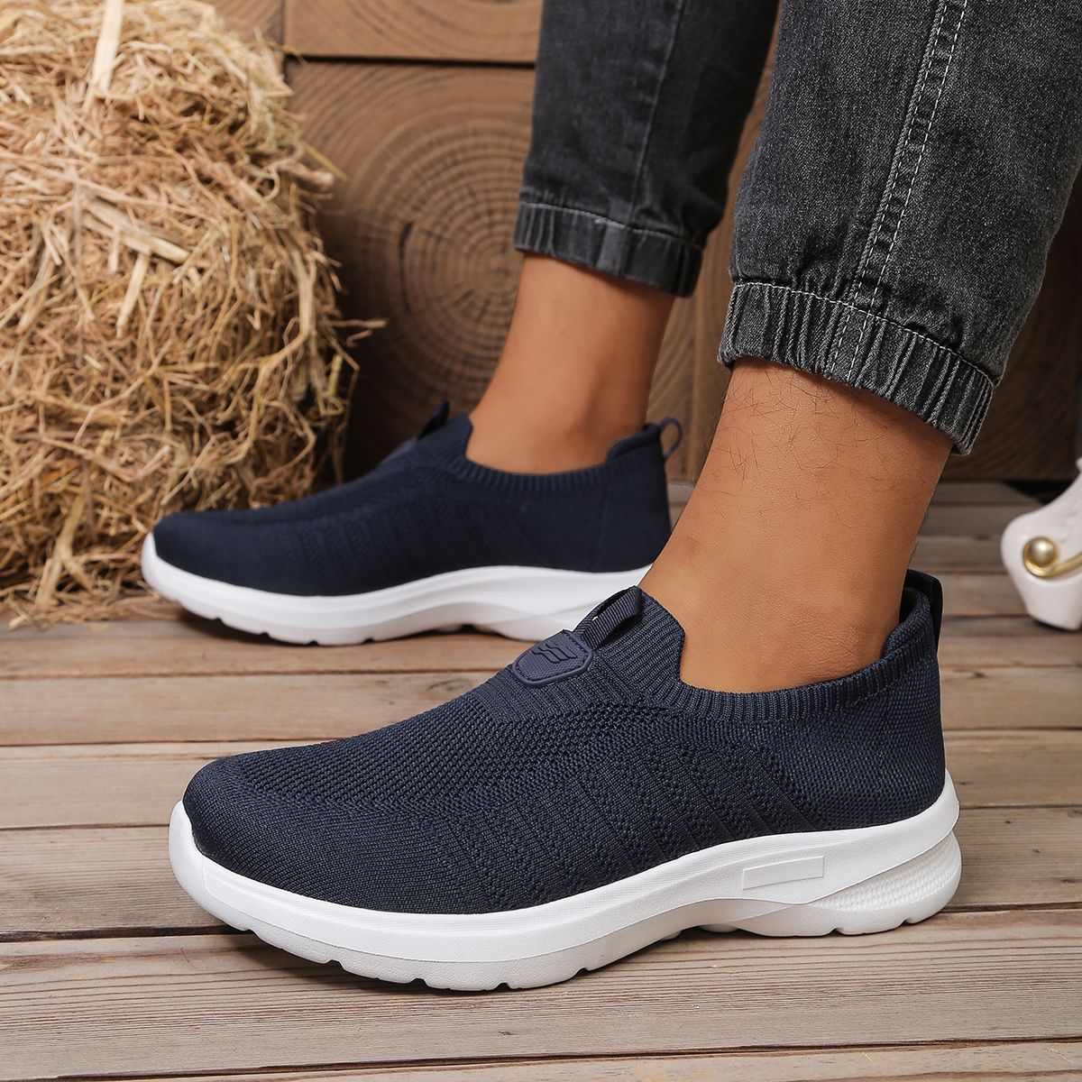 Men Whoes Slip On Knit Walking - Running Shoes Lightweight recensione e prezzo