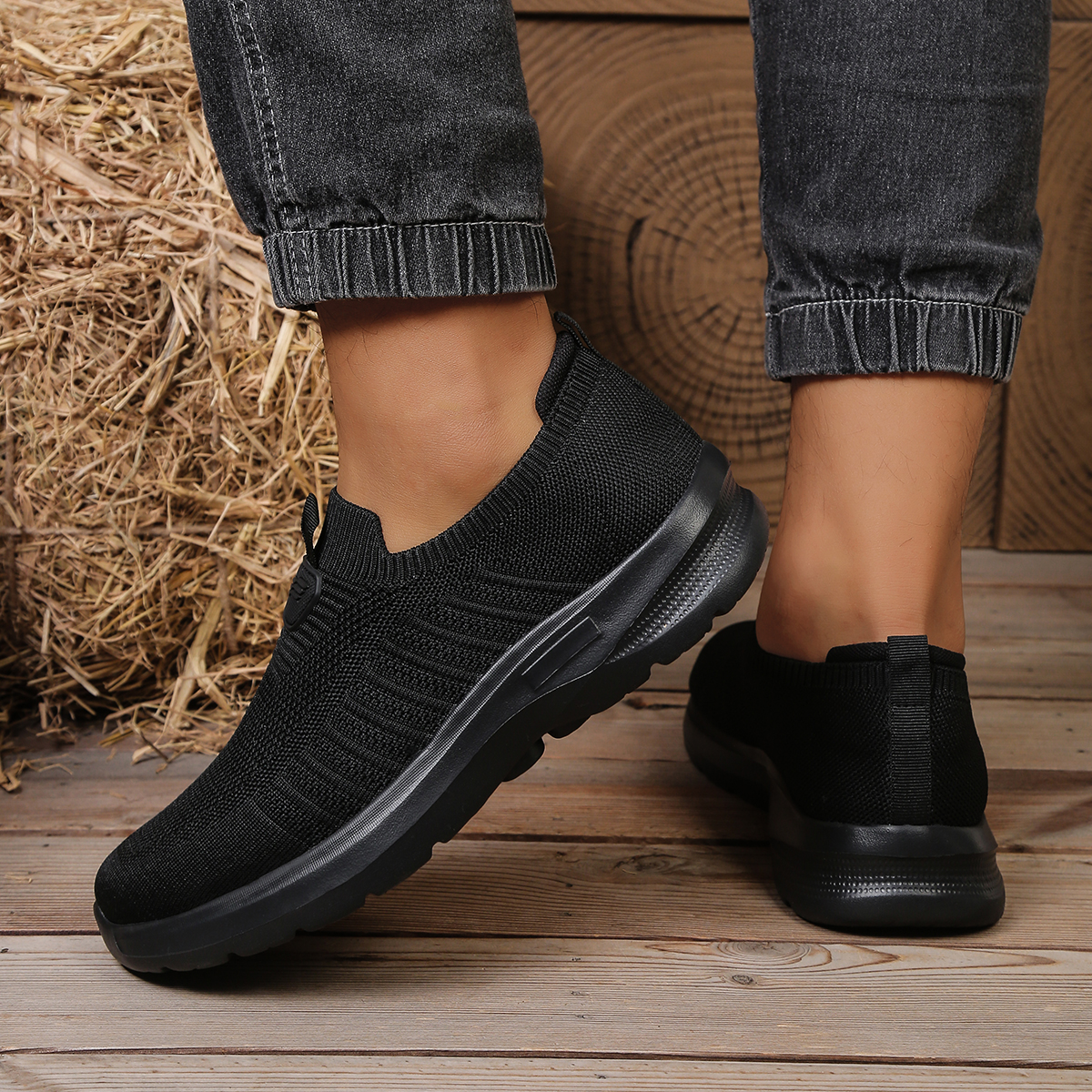 Men Whoes Slip On Knit Walking - Running Shoes Lightweight recensione e prezzo