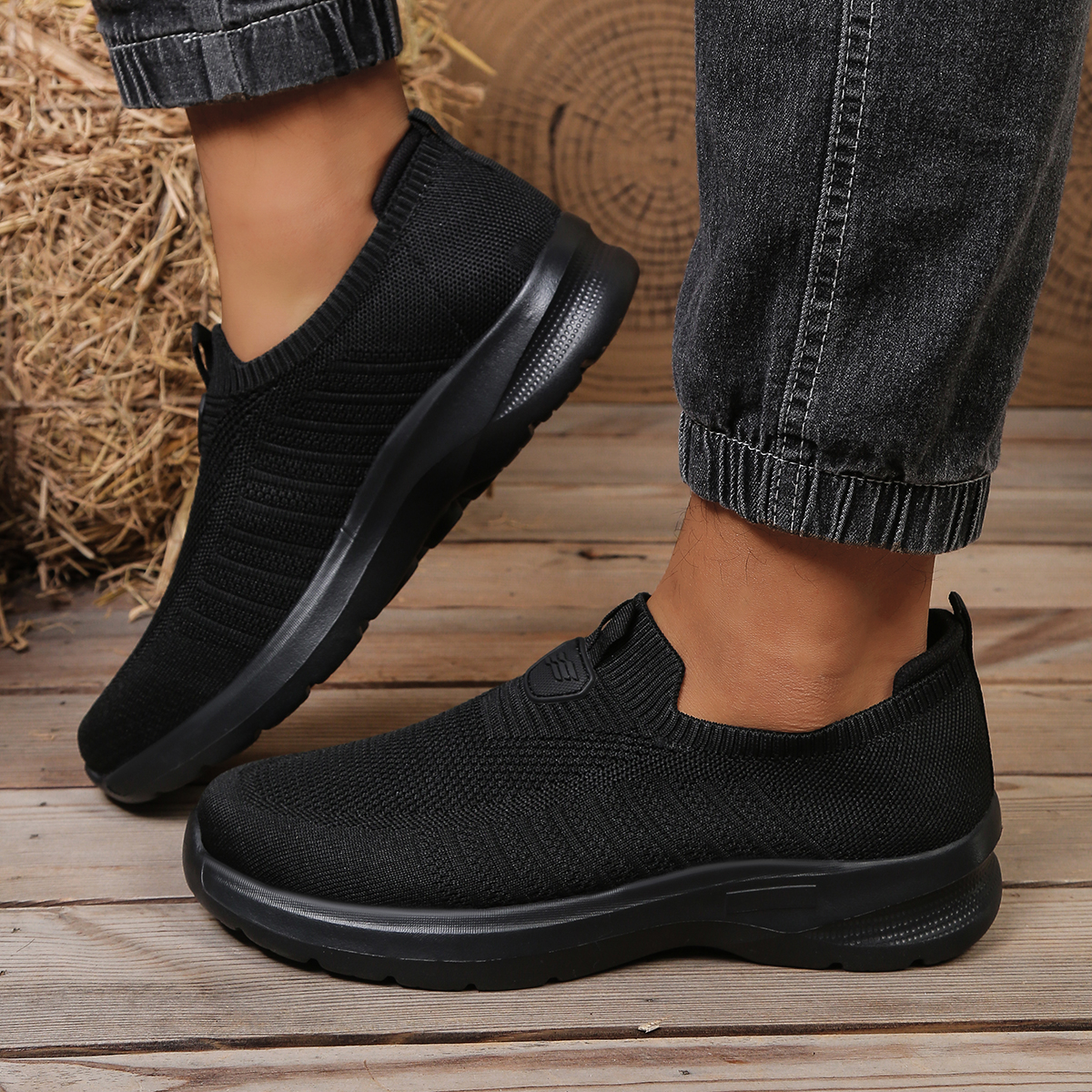 Men Whoes Slip On Knit Walking - Running Shoes Lightweight recensione e prezzo