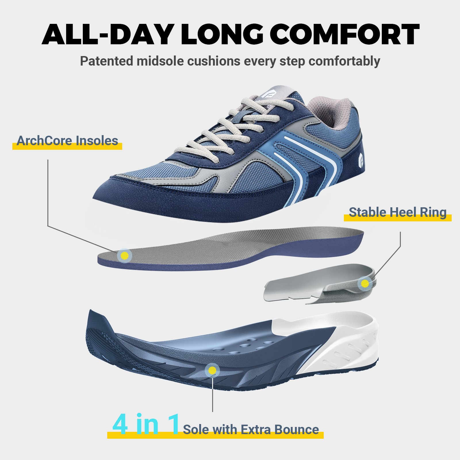 Fittington Wide Shoes For Man  - Men'S Shoes V5 Rnr recensione e prezzo