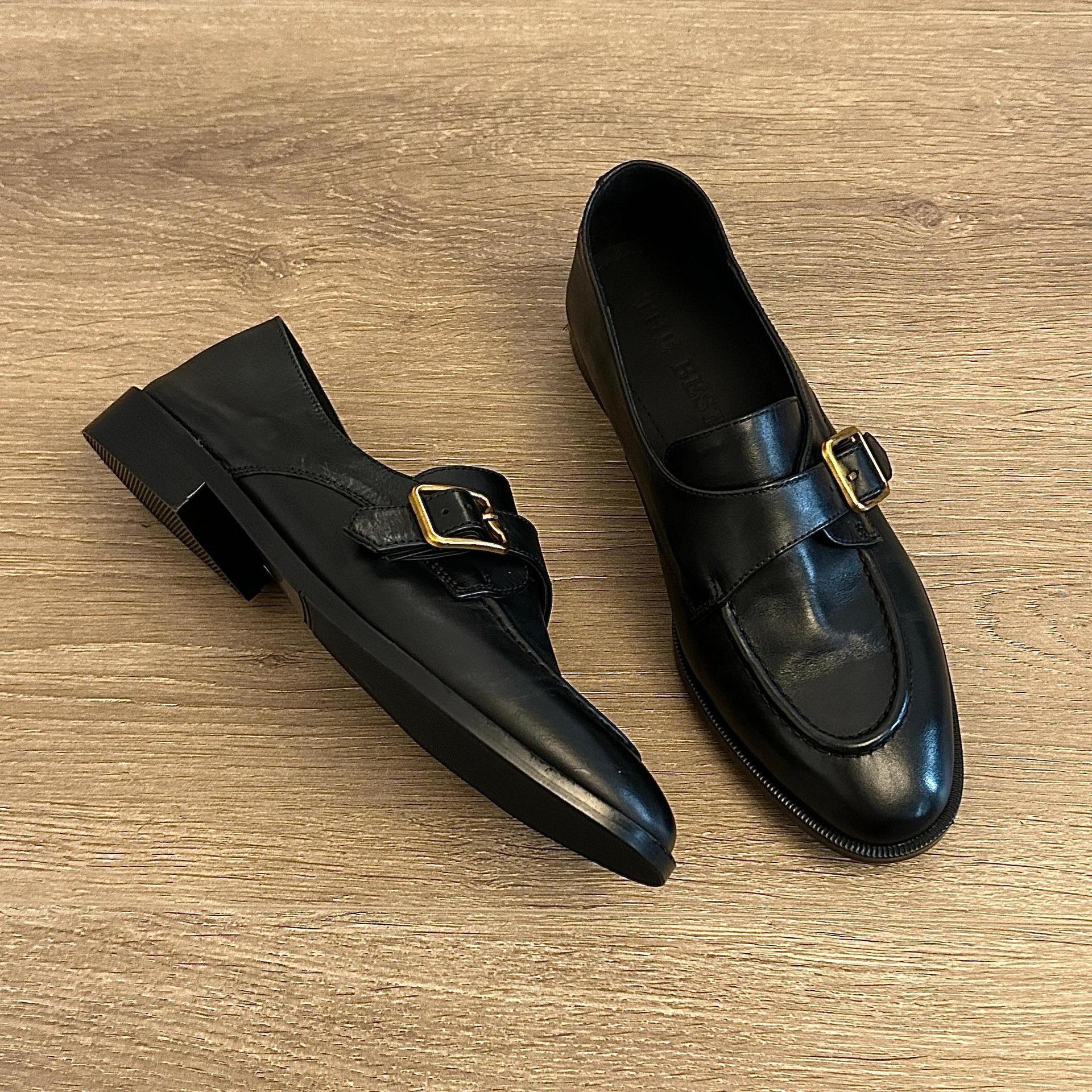 Women's Black Shoes Monk Strap - Monk Strap Shoe recensione e prezzo