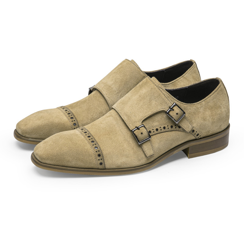 Vintage Design Men Dress Shoes - Monk Strap Shoe recensione e prezzo