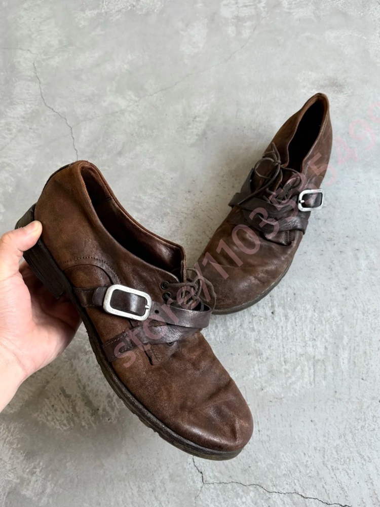 2026 Retro Distressed Brown Le - Men'S Shoes Dress Casual recensione e prezzo