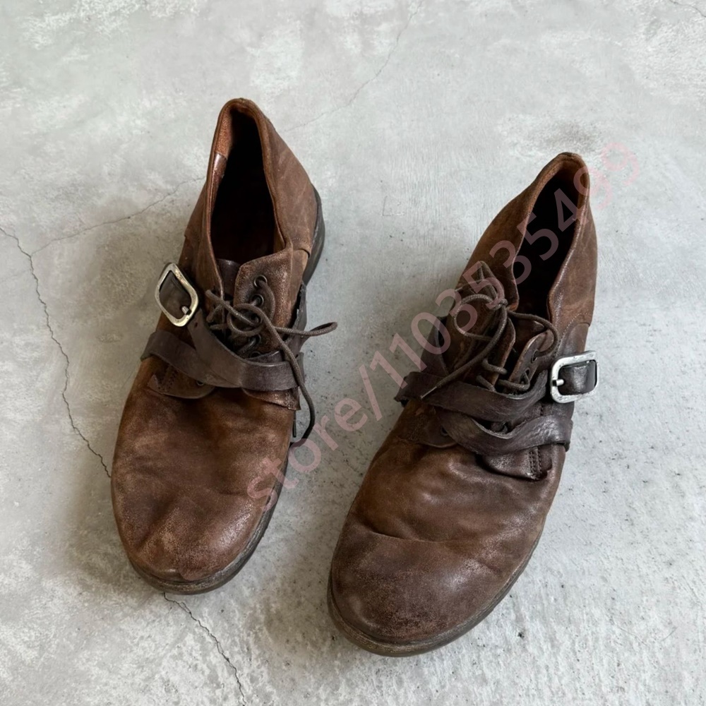 2026 Retro Distressed Brown Le - Men'S Shoes Dress Casual recensione e prezzo