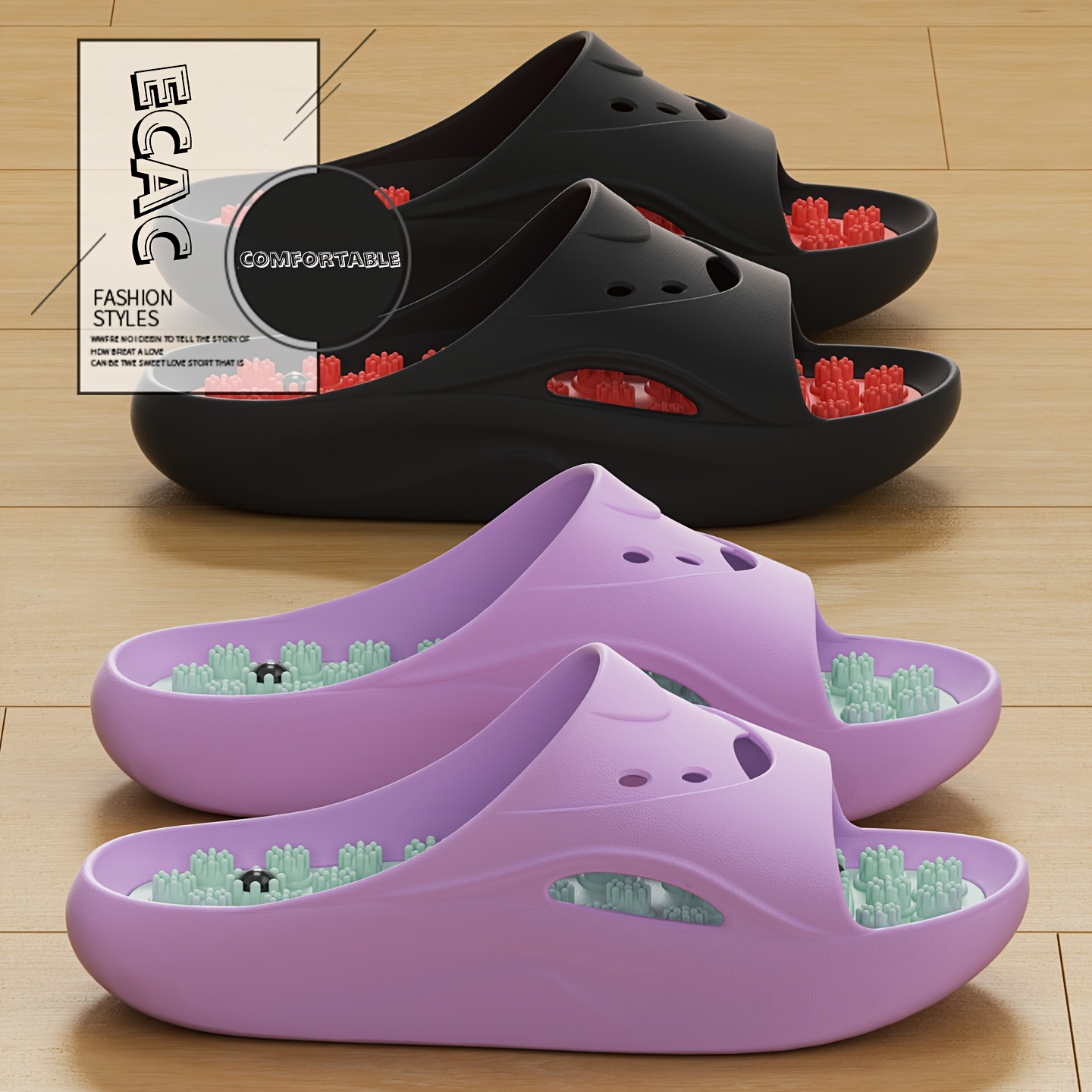 Women Men EVA Massage Slippers - Men'S Shoes For Summer recensione e prezzo