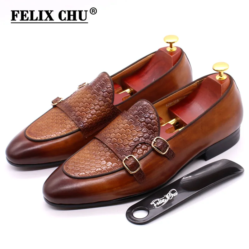 Men's Genuine Leather Loafers  - Monk Strap Shoe recensione e prezzo