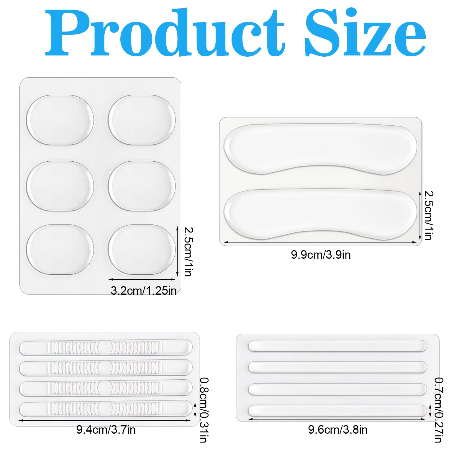 34Pcs Silicone Shoe Heel Grips - Men'S Shoes Grip recensione e prezzo