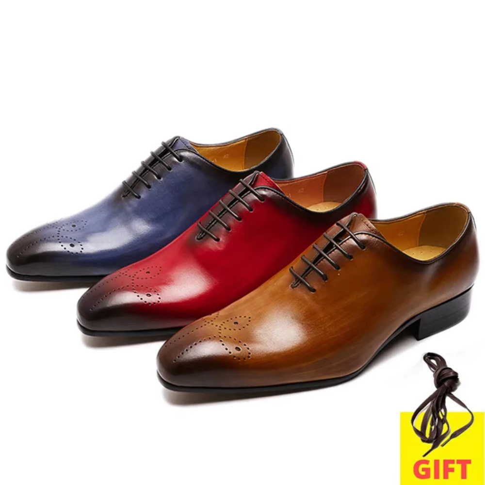 Mens Oxford Genuine Leather Sh - Monk Strap Shoe recensione e prezzo
