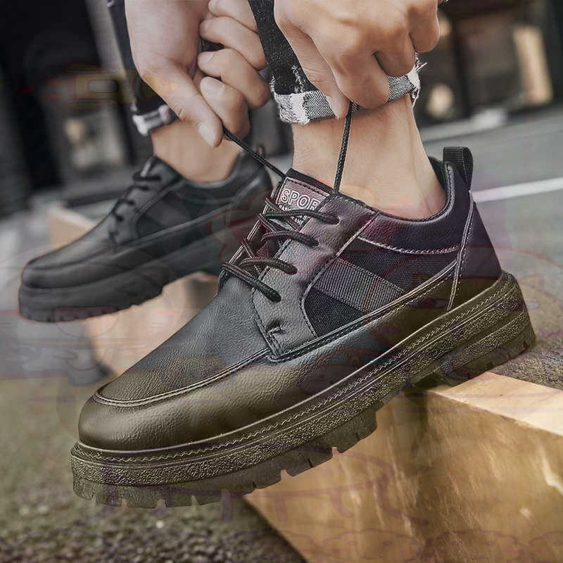 Dark Natural Leather Fashion T - Men'S Shoes Different Types recensione e prezzo