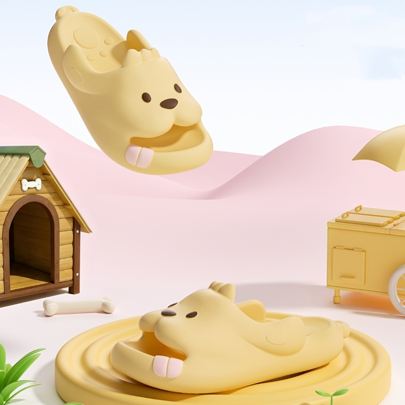Cute Dog Cartoon Slippers Wome - Men'S Shoes For Summer recensione e prezzo