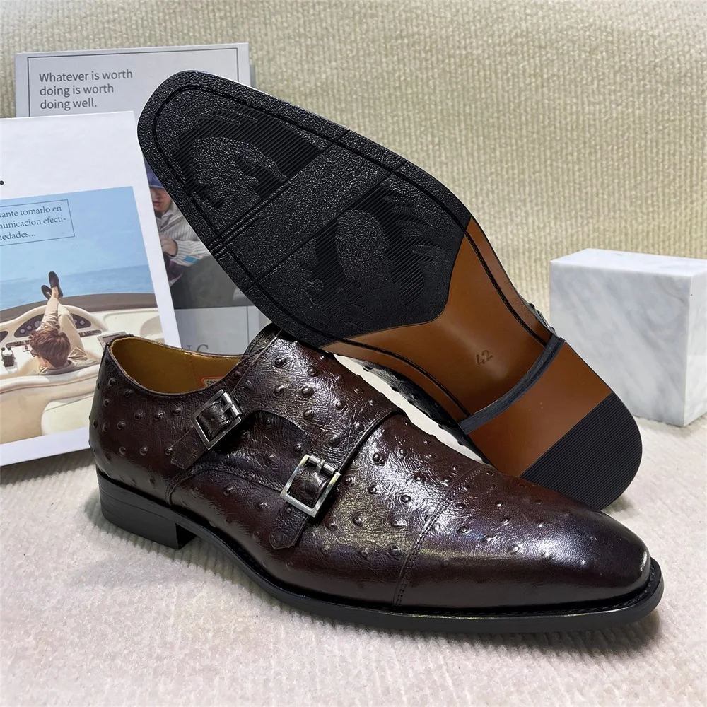 Men's Pointed Python Pattern G - Monk Strap Shoe recensione e prezzo