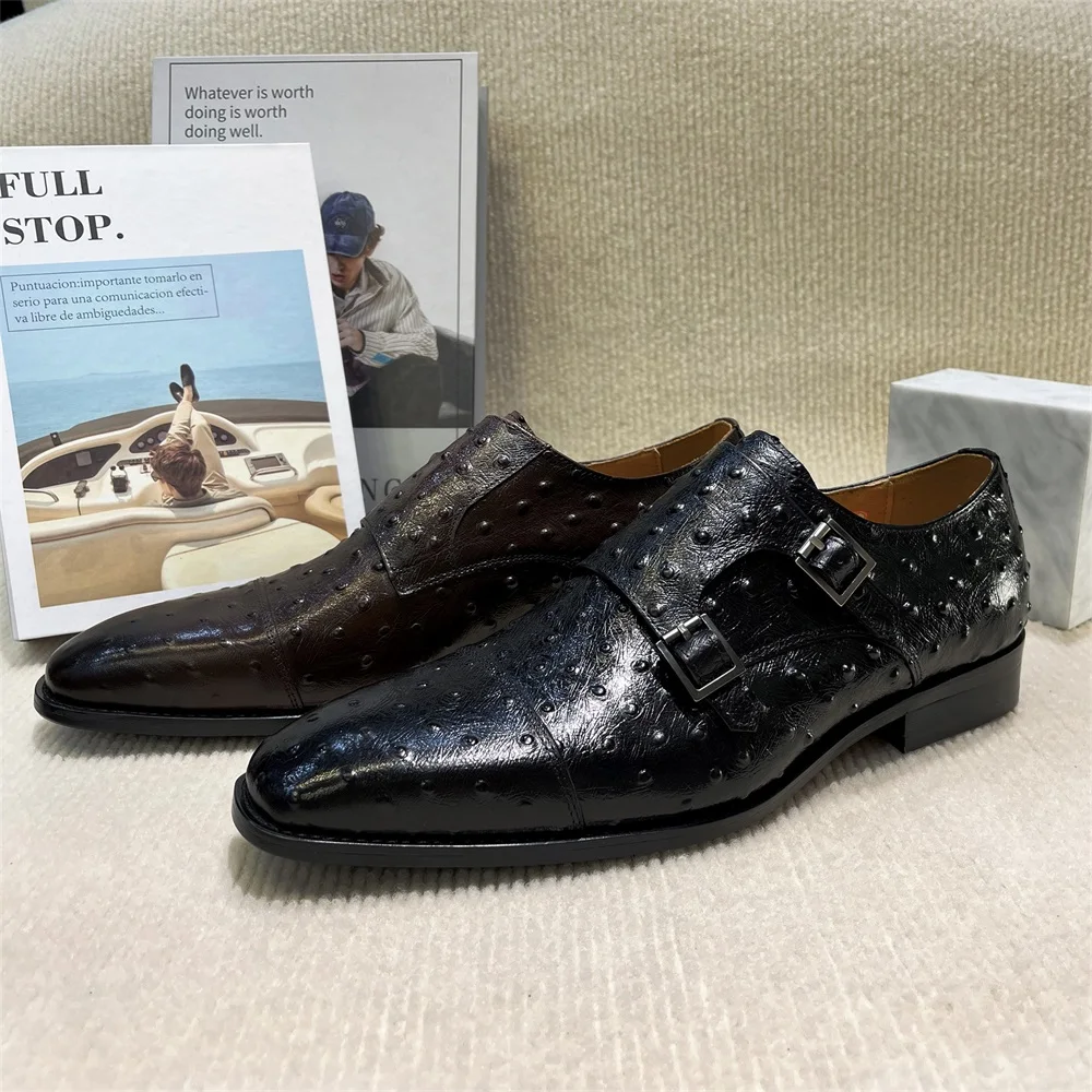 Men's Pointed Python Pattern G - Monk Strap Shoe recensione e prezzo