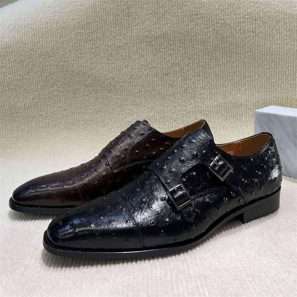 Men's Pointed Python Pattern G - Monk Strap Shoe recensione e prezzo