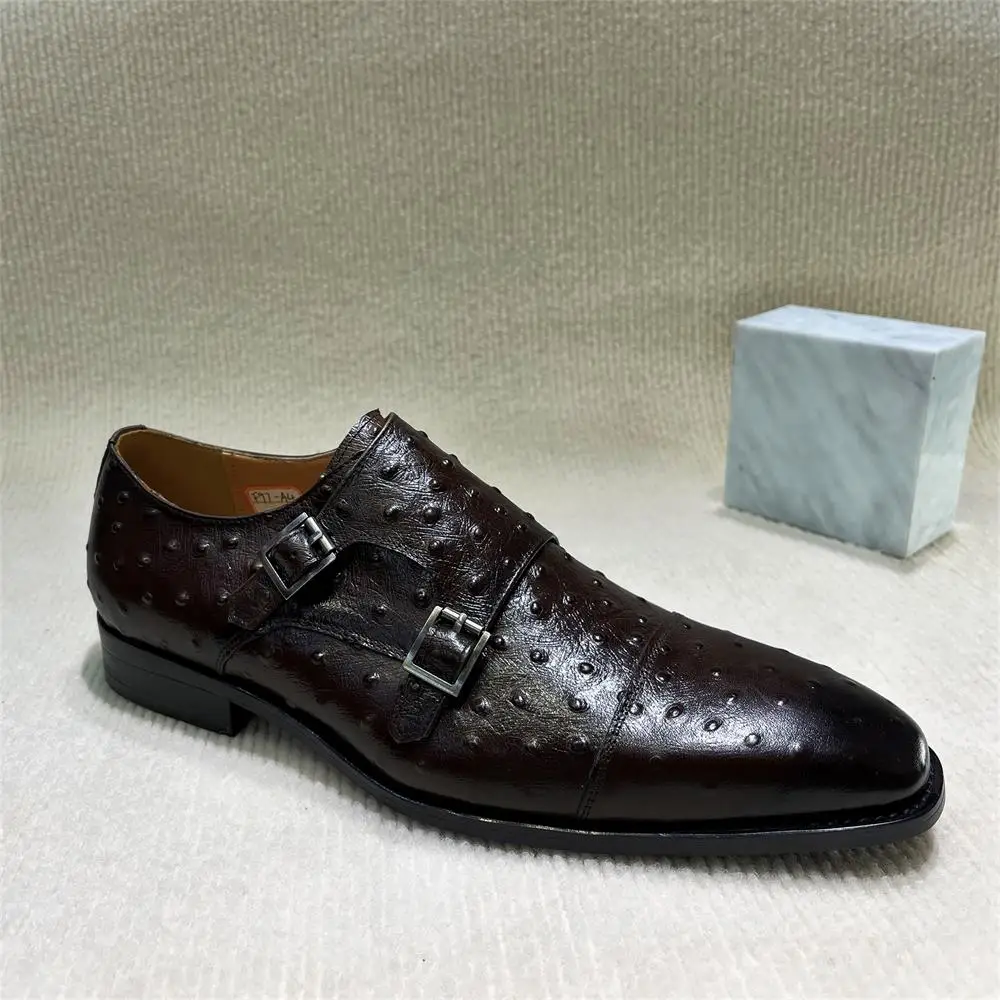 Men's Pointed Python Pattern G - Monk Strap Shoe recensione e prezzo