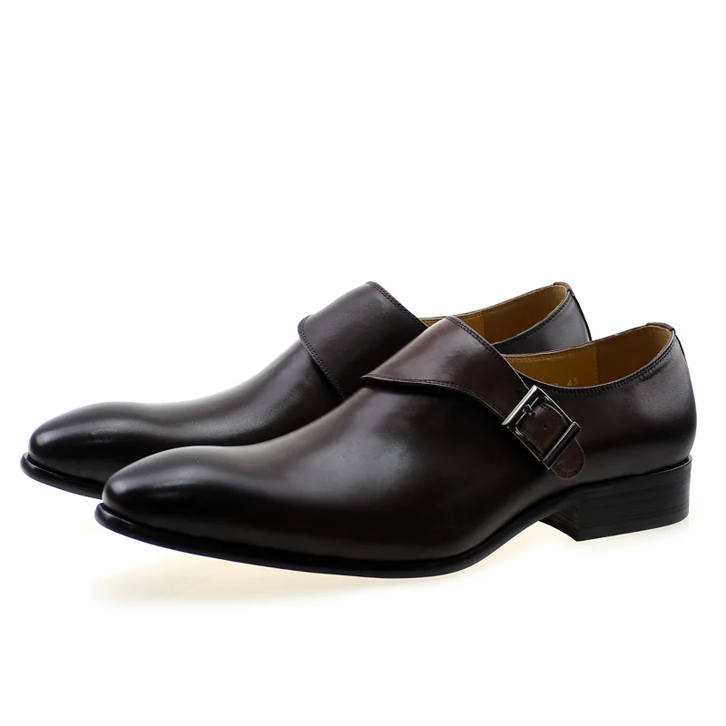 Men's Genuine Leather Monk Str - Monk Strap Shoe recensione e prezzo
