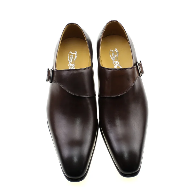 Men's Genuine Leather Monk Str - Monk Strap Shoe recensione e prezzo