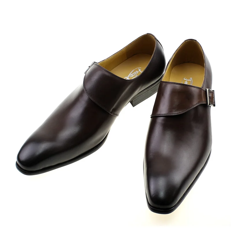 Men's Genuine Leather Monk Str - Monk Strap Shoe recensione e prezzo