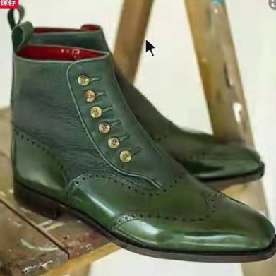 Men's Leather Suede Chelsea Bo - Men Shoes Office recensione e prezzo