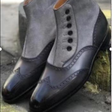 Men's Leather Suede Chelsea Bo - Men Shoes Office recensione e prezzo