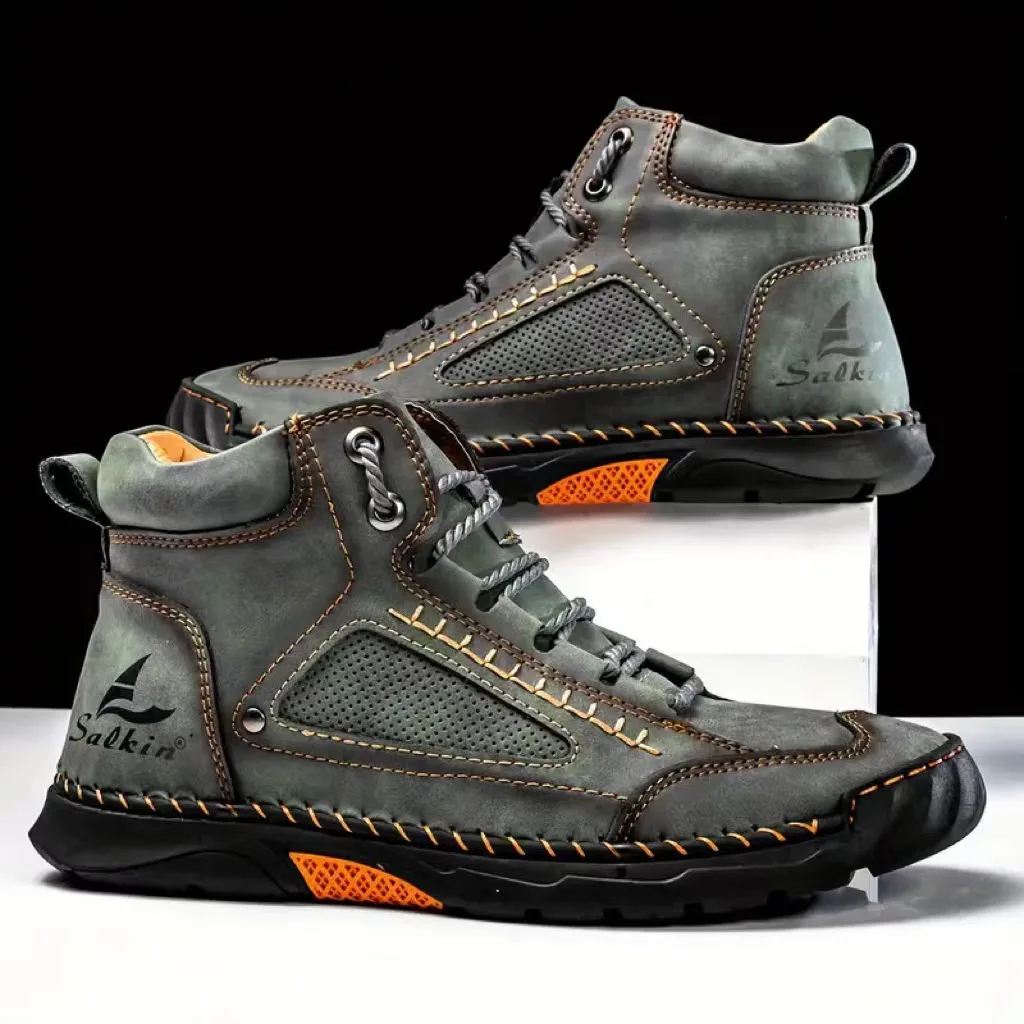 Men's Hand-stitched Boots Plus - Men'S Shoes Dress Casual recensione e prezzo
