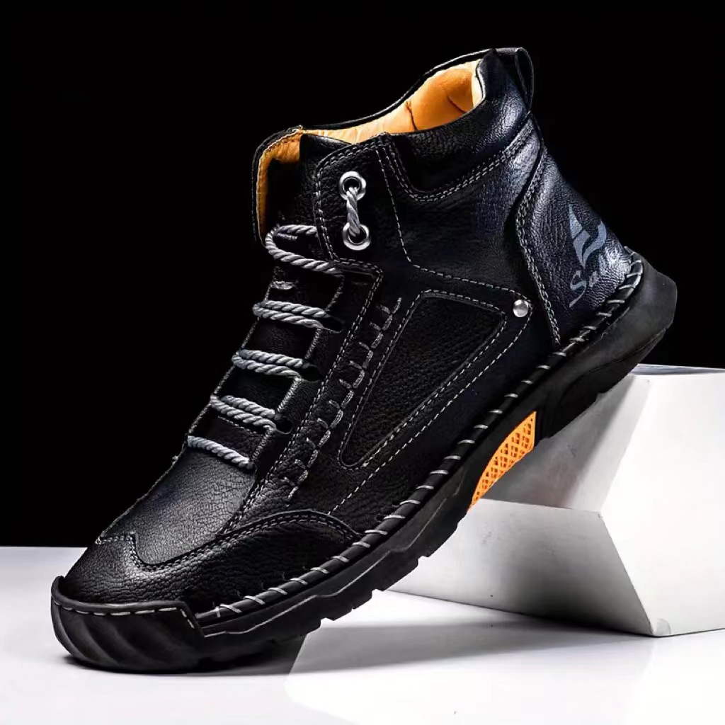 Men's Hand-stitched Boots Plus - Men'S Shoes Dress Casual recensione e prezzo