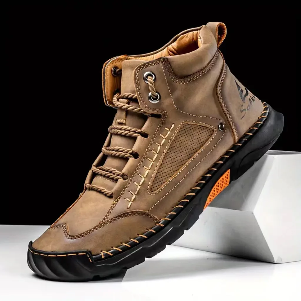 Men's Hand-stitched Boots Plus - Men'S Shoes Dress Casual recensione e prezzo