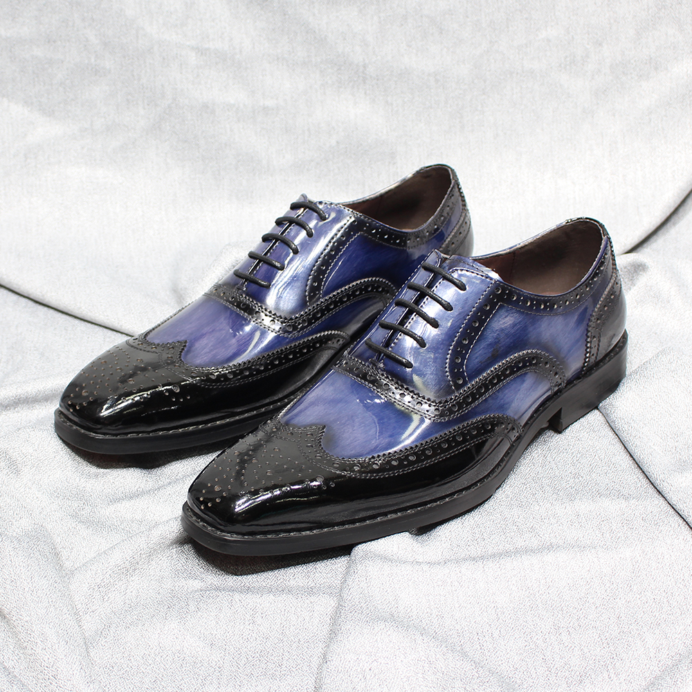 Cow Patent Leather Men's Oxfor - Monk Strap Shoe recensione e prezzo