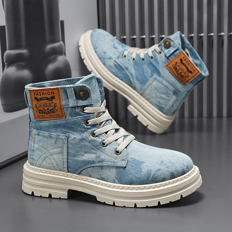 Washable Tie-Dye Denim High-To - Men'S Shoes Grip recensione e prezzo