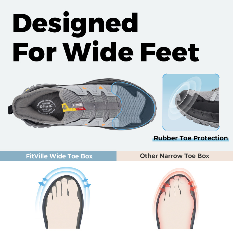 FitVille Men'S Extra Wide Snea - Men'S Shoes V5 Rnr recensione e prezzo
