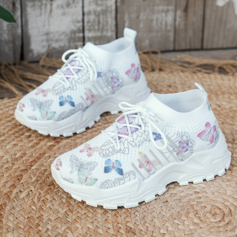 Women Butterfly Print Mesh Sne - Running Shoes Lightweight recensione e prezzo
