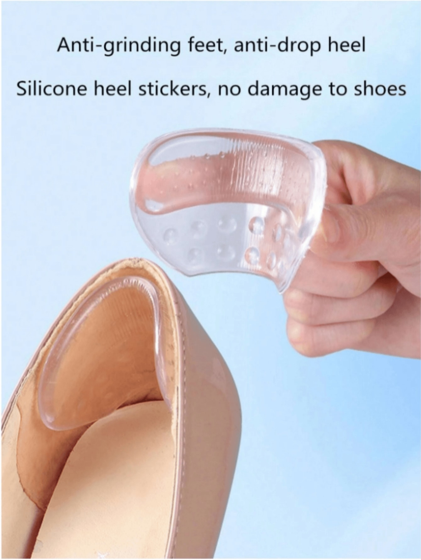 1Pair Heels Grips Silicone Hee - Men'S Shoes Grip recensione e prezzo