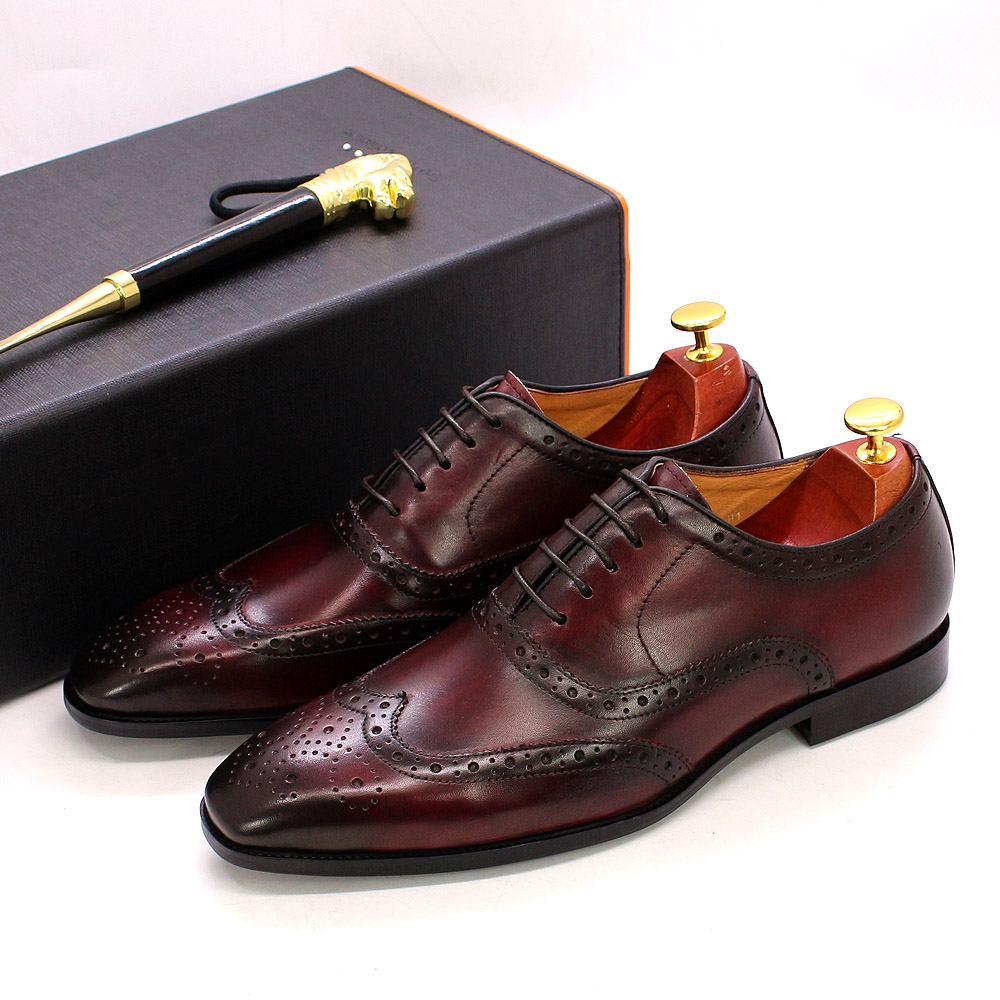 Size 7-12 Handmade Men's Wingt - Monk Strap Shoe recensione e prezzo